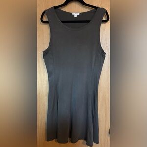 James Perse Dark Charcoal Gray Sleeveless Top